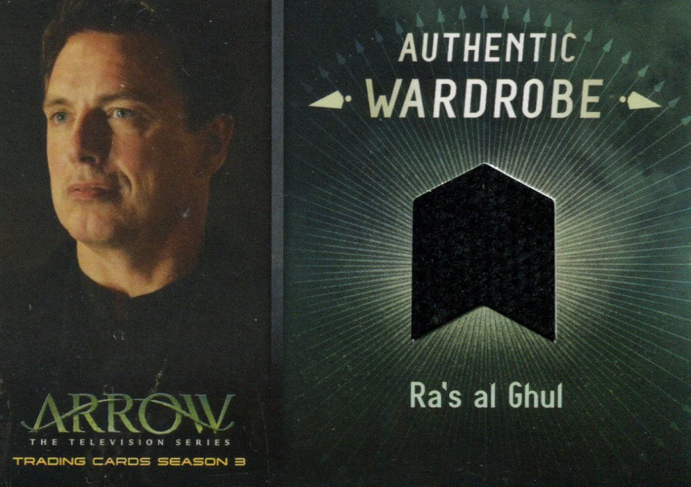 Arrow Season 3 Ra's Al Ghul Wardrobe Costume Card M24 Cryptozoic 2016   - TvMovieCards.com