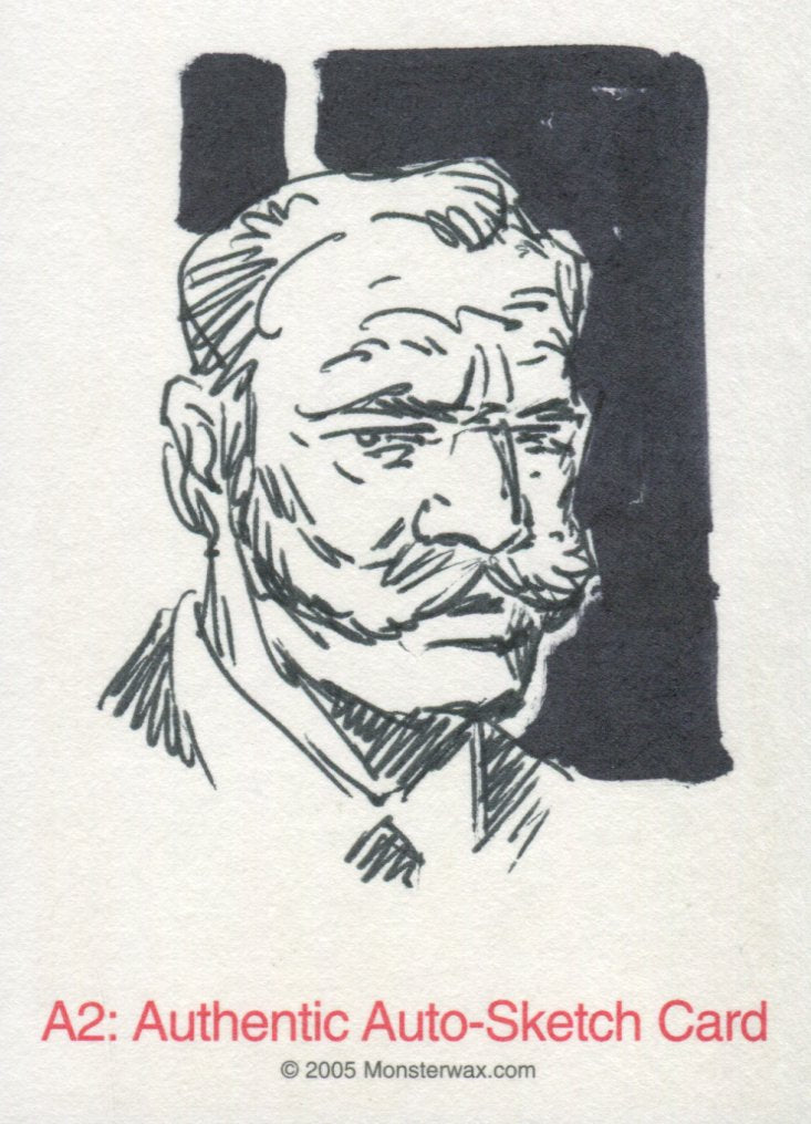 Art of H.G. Wells Island of Dr. Moreau Richard Garijo Autograph Sketch Card A2   - TvMovieCards.com