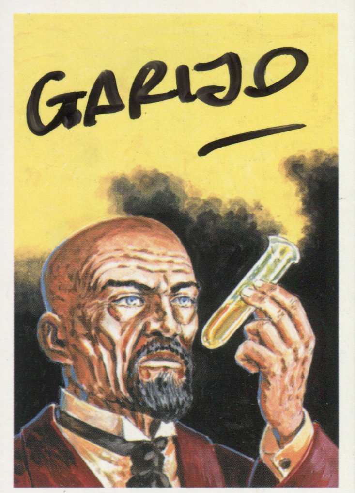 Art of H.G. Wells Island of Dr. Moreau Richard Garijo Autograph Sketch Card A2   - TvMovieCards.com