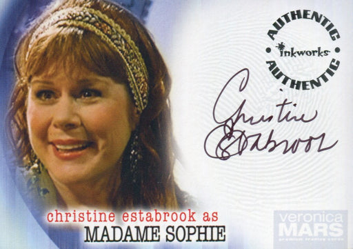 Veronica Mars Season 2 Christine Estabrook as Madame Sophie Autograph Card A-21   - TvMovieCards.com