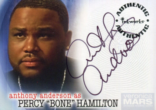 Veronica Mars Season 1 Anthony Anderson Percy Bone Hamilton Autograph Card A-8   - TvMovieCards.com