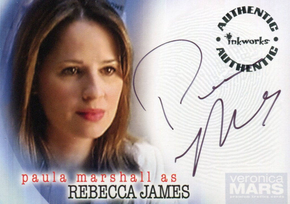 Veronica Mars Season 1 Paula Marshall as Rebecca James Autograph Card A-10   - TvMovieCards.com