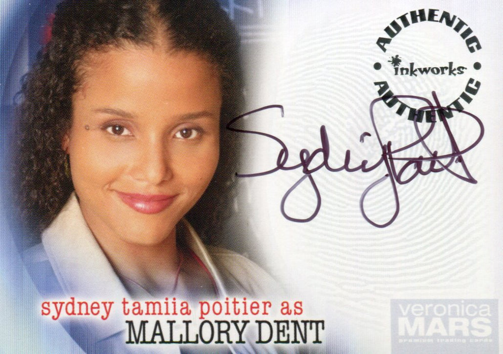 Veronica Mars Season 1 Sydney Tamiia Poitier as Mallory Dent Autograph Card A-11   - TvMovieCards.com