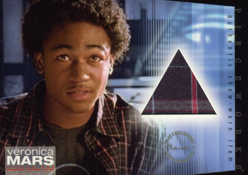 Veronica Mars Season 1 Wallace Fennel's Shirt Pieceworks Costume Card PW-3   - TvMovieCards.com