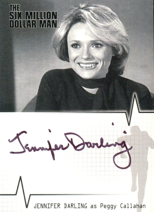 Six Million Dollar Man 1 & 2 Jennifer Darling Peggy Callahan Autograph Card A11   - TvMovieCards.com