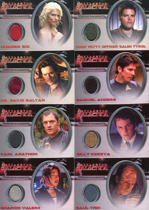 Battlestar Galactica Season Two Costume Card Set 11 Cards   - TvMovieCards.com