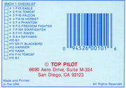 Top Pilot Series 1 Mach 1 Edition Aircraft Trading Card Set Fighter Jets F-15 19   - TvMovieCards.com