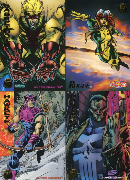 1994 Marvel Universe Uncut 4 Card Promo Sheet Fleer Trading Cards   - TvMovieCards.com