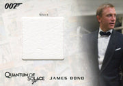 James Bond 2009 Archives James Bond's Shirt Relic Card QC24 #018/475   - TvMovieCards.com