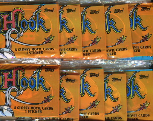 Hook Movie Trading Card Pack Lot 10 Packs Topps 1992   - TvMovieCards.com