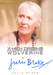 X-Men Origins: Wolverine Autograph Card Julia Blake as Heather Hudson   - TvMovieCards.com