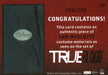 True Blood Archives Sam Merlotte Costume Card C8 Variant #294/299   - TvMovieCards.com