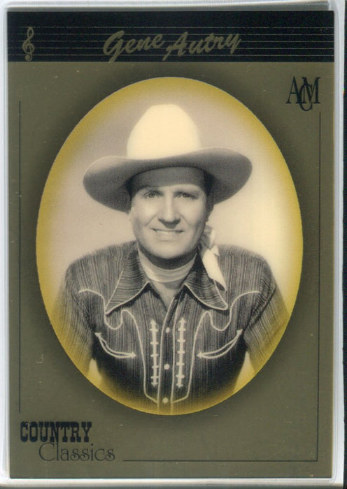 Country Classics Series One Gene Autry Gold Chase Card 999.9% Pure Gold #433   - TvMovieCards.com