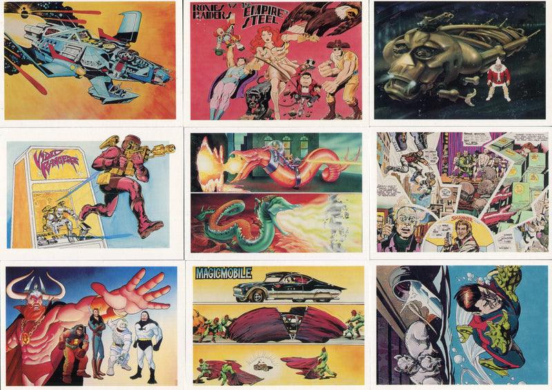 Jack Kirby Unpublished Archives Base Card Set 90 Cards Comic Images 1994   - TvMovieCards.com