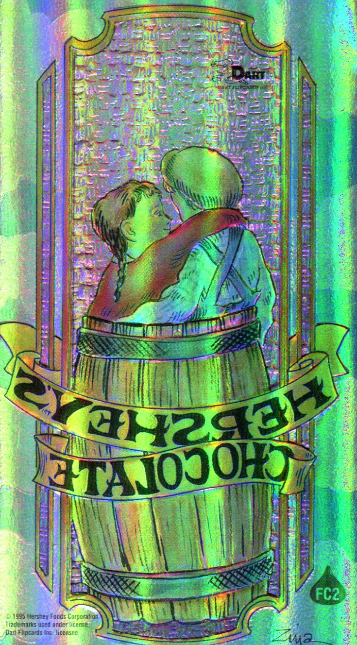 Hershey's Chocolate Tall Boy Case Insert Foil Chase Card FC2  Dart Flipcards   - TvMovieCards.com