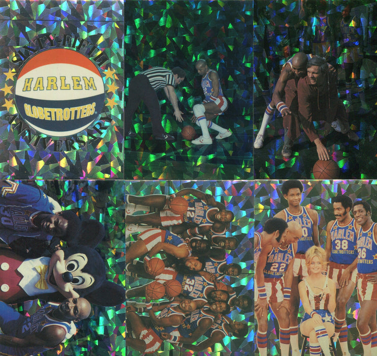 Harlem Globetrotters Prism Chase Card Set 6 Cards P1 thru P6 Comic Images 1992   - TvMovieCards.com