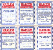Harlem Globetrotters Prism Chase Card Set 6 Cards P1 thru P6 Comic Images 1992   - TvMovieCards.com
