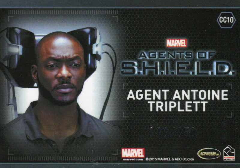 Agents of S.H.I.E.L.D. Season 1 Agent Antoine Triplett Costume Card CC10 #136/35   - TvMovieCards.com