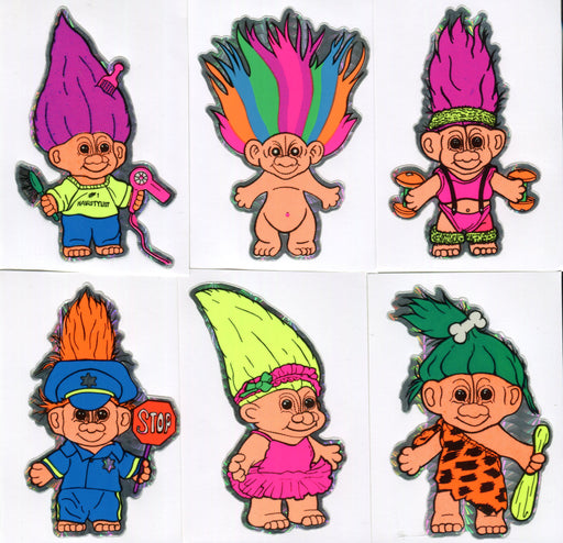 Trolls Sticker Card Set 10 Sticker Cards   - TvMovieCards.com