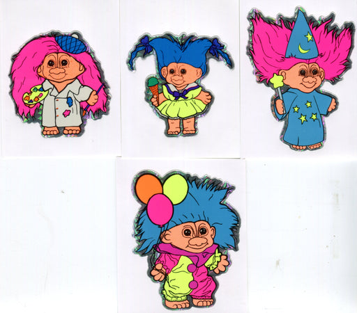 Trolls Sticker Card Set 10 Sticker Cards   - TvMovieCards.com