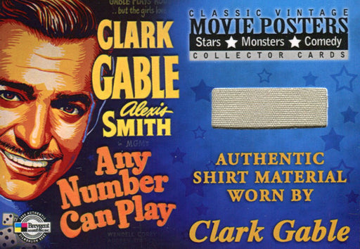 Movie Posters Classic Vintage 2 Stars Monsters Comedy Clark Gable Costume Card V   - TvMovieCards.com
