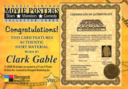 Movie Posters Classic Vintage 2 Stars Monsters Comedy Clark Gable Costume Card V   - TvMovieCards.com