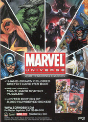 Marvel Universe Promo Card P2 Rittenhouse Archives 2011   - TvMovieCards.com