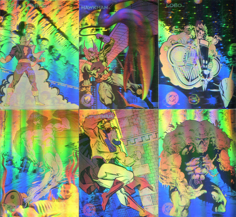 DC Cosmic Teams Hologram Chase Card Set 6 Cards DCH11-DCH16 Skybox 1993   - TvMovieCards.com