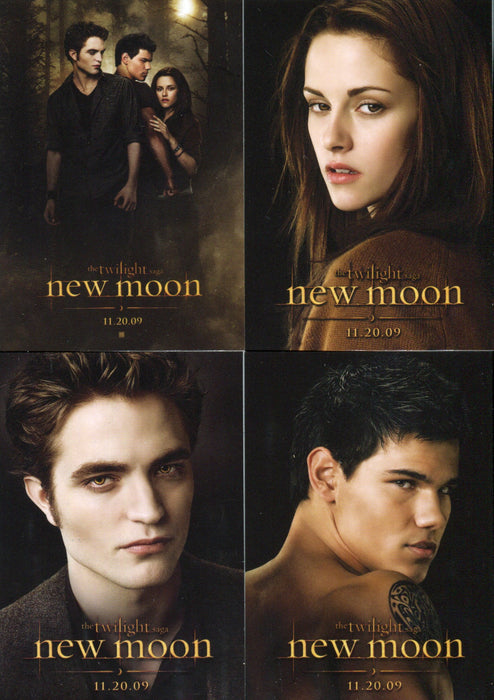 The Twilight Saga: New Moon Promo Card Set 4 Cards NECA 2010   - TvMovieCards.com