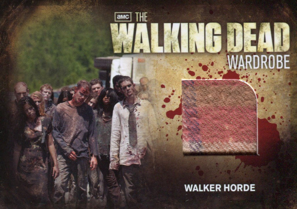 Walking Dead Season 2 Walker Horde Wardrobe Costume Card M32   - TvMovieCards.com