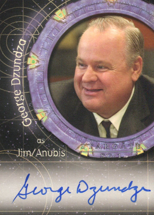 Stargate SG-1 Season Eight George Dzundza as Jim / Anubis Autograph Card A78   - TvMovieCards.com