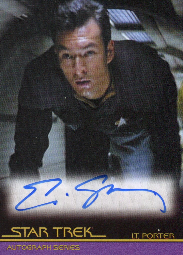 Star Trek Movies in Motion A52 Eric Steinberg as Lt. Paul Porter Autograph Card   - TvMovieCards.com
