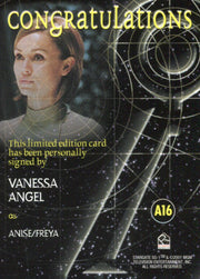 Stargate SG-1 Season Four Vanessa Angel as Anise/Freya Autograph Card A16   - TvMovieCards.com