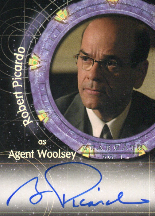 Stargate SG-1 Season Seven Robert Picardo as Agent Woolsey Autograph Card A43   - TvMovieCards.com