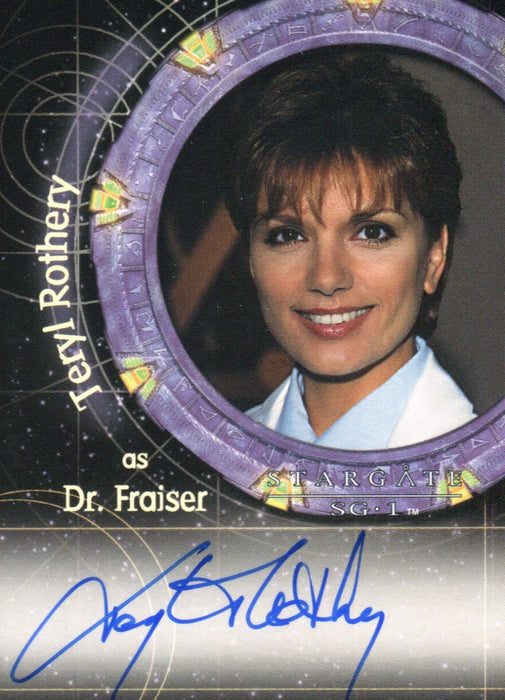Stargate SG-1 Season Seven Teryl Rothery as Dr. Fraiser Autograph Card A45   - TvMovieCards.com