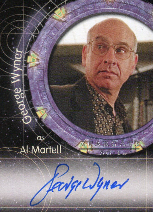 Stargate SG-1 Season Seven George Wyner as Al Martell Autograph Card A58   - TvMovieCards.com