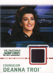 Star Trek Quotable Next Generation TNG Costume Card C4 Counselor Deanna Troi   - TvMovieCards.com