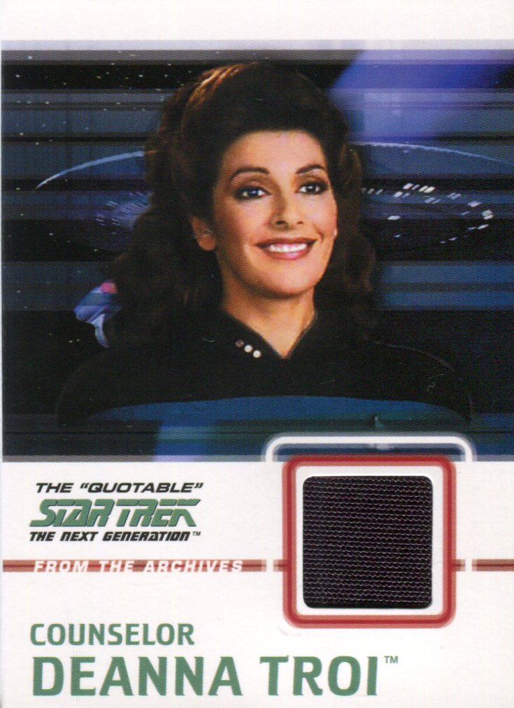 Star Trek Quotable Next Generation TNG Costume Card C4 Counselor Deanna Troi   - TvMovieCards.com
