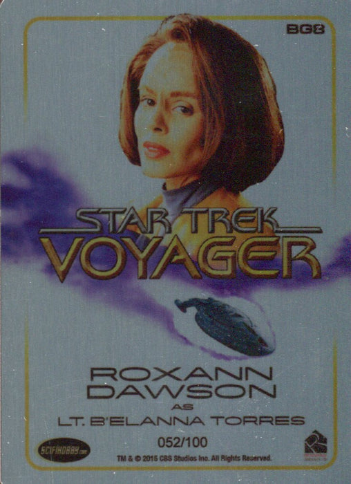 Star Trek Voyager Heroes Villains Torres Black Gold Gallery Parallel Chase Card   - TvMovieCards.com