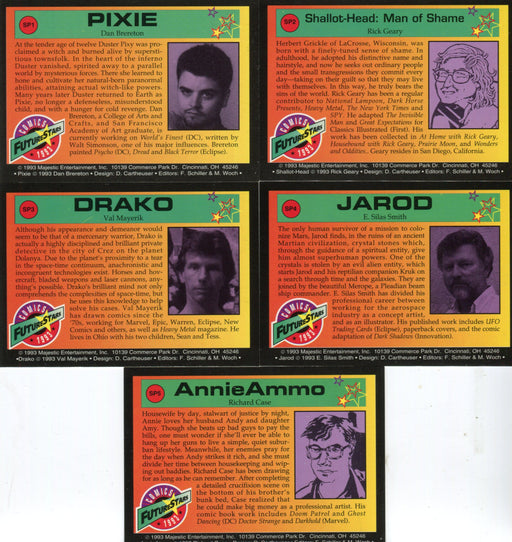 Comics Future Stars Star Players Chase Card Set 5 Cards SP1-SP5 Majestic 1993   - TvMovieCards.com
