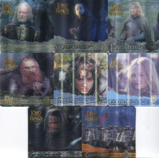 Lord of the Rings The Two Towers Action Flipz Promo Card Set 8 Cards   - TvMovieCards.com