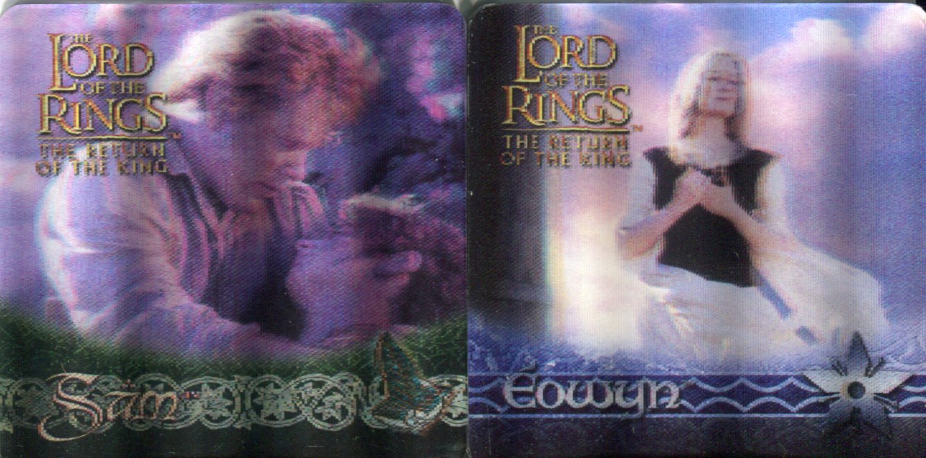 Lord of the Rings The Return of the King Action Flipz Promo Card Set 2 Cards   - TvMovieCards.com