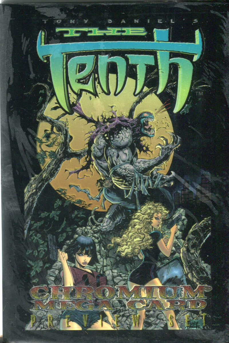 The Tenth Mega Chromium Preview Card Set 7 Oversize Chromium Cards 1997   - TvMovieCards.com