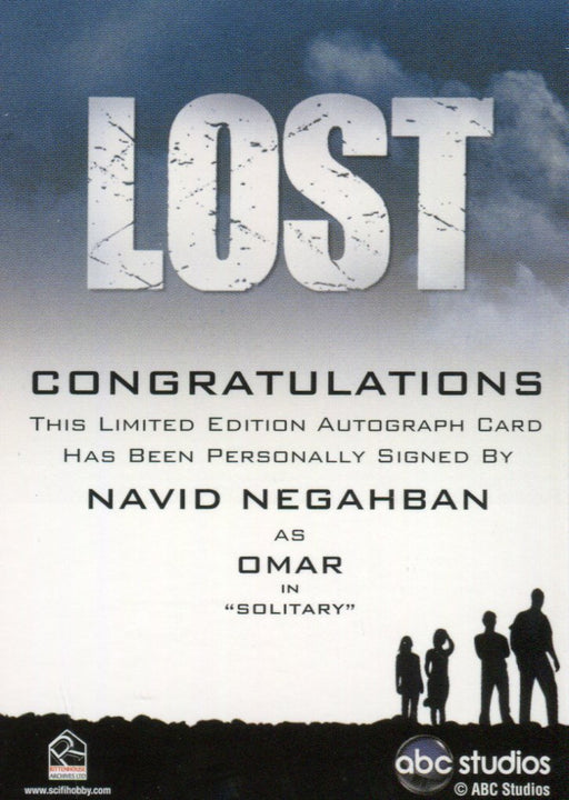 Lost Archives 2010 Navid Negahban as Omar Autograph Card   - TvMovieCards.com