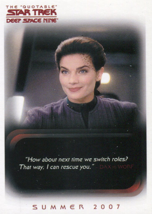 Star Trek Quotable Deep Space Nine DS9 Single Promo Card P2   - TvMovieCards.com