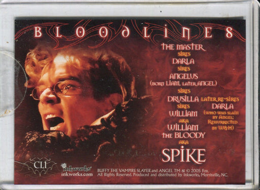 Spike The Complete Story Case Loader Chase Card CL1 Inkworks 2005   - TvMovieCards.com
