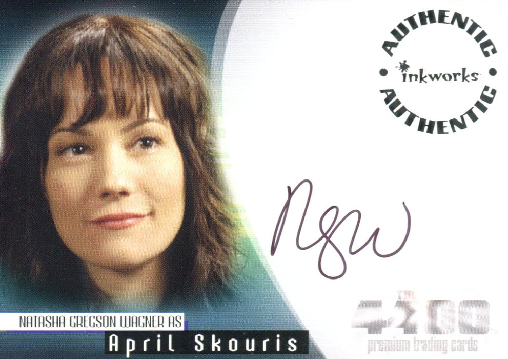 The 4400 Season Two 2 Natasha Gregson Wagner as April Autograph Card A-15   - TvMovieCards.com