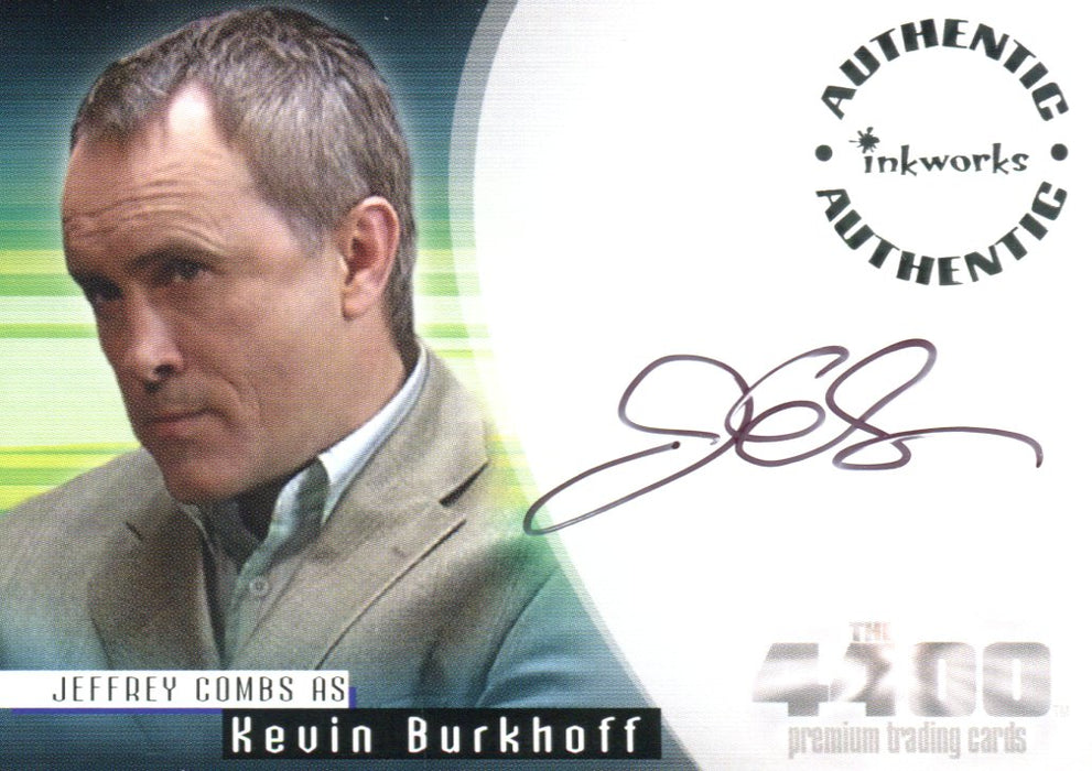 The 4400 Season Two 2 Jeffrey Combs as Kevin Burkhoff Autograph Card A-17   - TvMovieCards.com