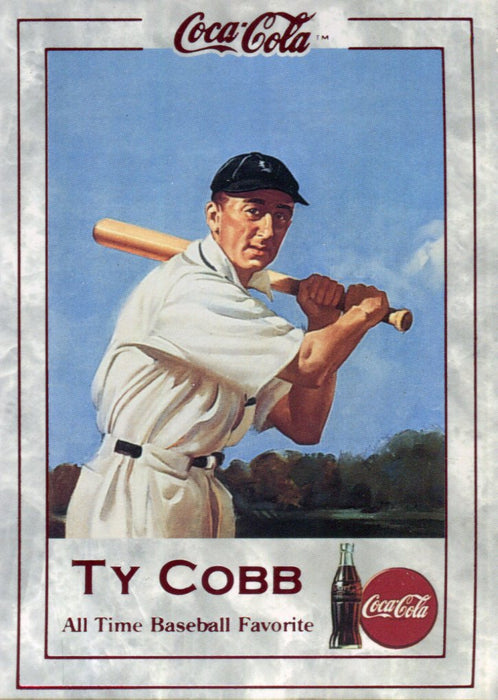 Coca Cola Series 1 Red Foil Chase Card Ty Cobb TC-1 Collect-a-Card 1993   - TvMovieCards.com