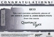 James Bond 2009 Archives James Bond & Mr. White Double Relic Card QC13 #255/775   - TvMovieCards.com